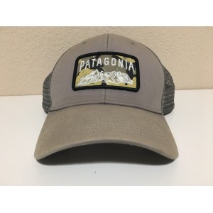 Patagonia Gray Adjustable Mesh Trucker Hat  Camo Logo  eb-78577485